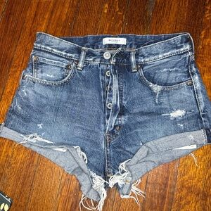 Moussy Vintage Blue Jean Shorts